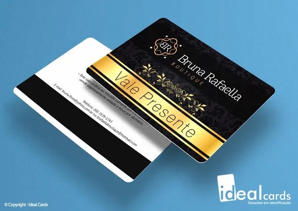 Cartão Vale Presente - PVC Laminado - 0,76mm - 4x1 Cores